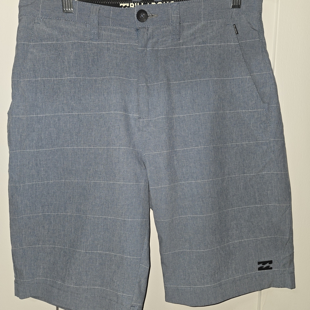 Billabong Men's Grey/Blue Shorts